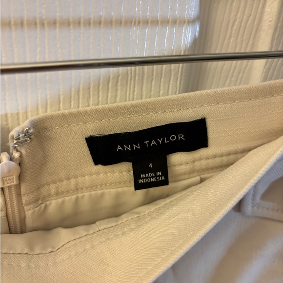 Ann Taylor Tan Cargo Pencil Skirt Knee-Length - Picture 3 of 5